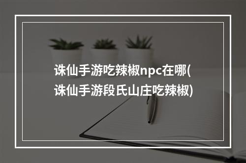 诛仙手游吃辣椒npc在哪(诛仙手游段氏山庄吃辣椒)