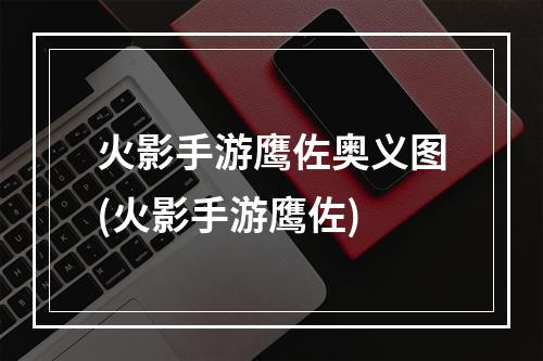 火影手游鹰佐奥义图(火影手游鹰佐)