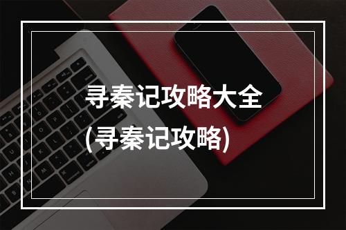 寻秦记攻略大全(寻秦记攻略)