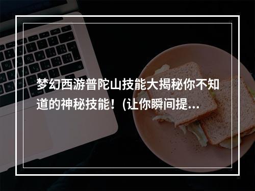 梦幻西游普陀山技能大揭秘你不知道的神秘技能！(让你瞬间提升实力)