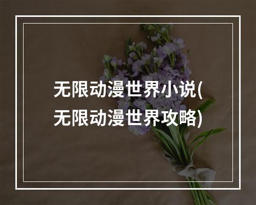 无限动漫世界小说(无限动漫世界攻略)