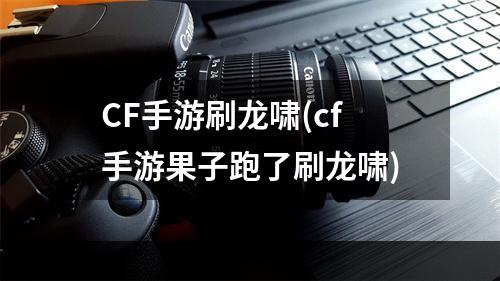 CF手游刷龙啸(cf手游果子跑了刷龙啸)