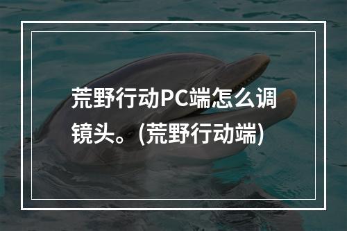 荒野行动PC端怎么调镜头。(荒野行动端)