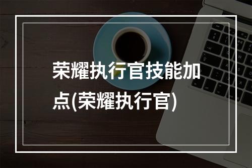 荣耀执行官技能加点(荣耀执行官)