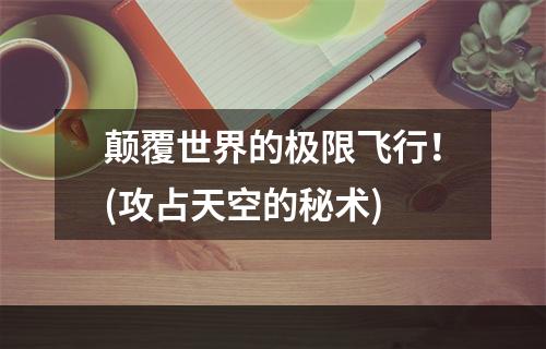 颠覆世界的极限飞行！(攻占天空的秘术)