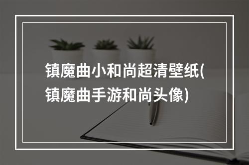 镇魔曲小和尚超清壁纸(镇魔曲手游和尚头像)