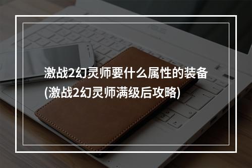 激战2幻灵师要什么属性的装备(激战2幻灵师满级后攻略)