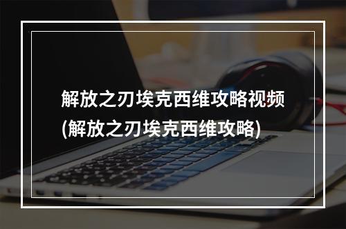 解放之刃埃克西维攻略视频(解放之刃埃克西维攻略)