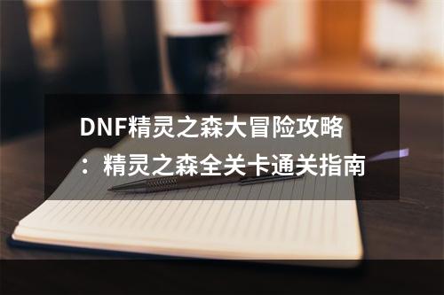 DNF精灵之森大冒险攻略：精灵之森全关卡通关指南