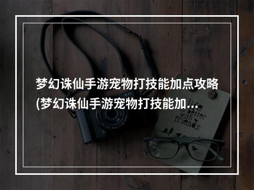 梦幻诛仙手游宠物打技能加点攻略(梦幻诛仙手游宠物打技能加点)