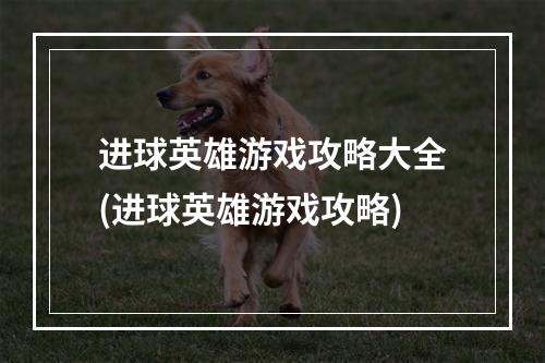 进球英雄游戏攻略大全(进球英雄游戏攻略)