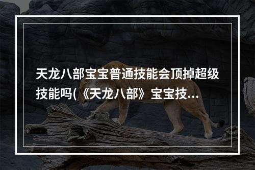 天龙八部宝宝普通技能会顶掉超级技能吗(《天龙八部》宝宝技能互顶表 宝宝技能互顶介绍  )