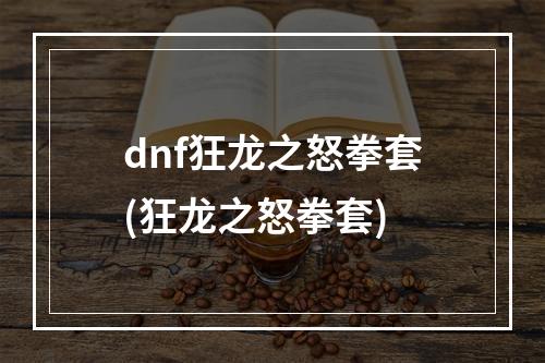 dnf狂龙之怒拳套(狂龙之怒拳套)