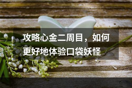 攻略心金二周目，如何更好地体验口袋妖怪