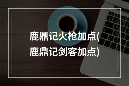 鹿鼎记火枪加点(鹿鼎记剑客加点)