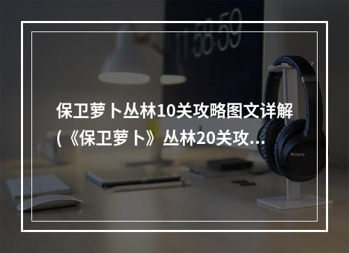 保卫萝卜丛林10关攻略图文详解(《保卫萝卜》丛林20关攻略 保卫萝卜 )