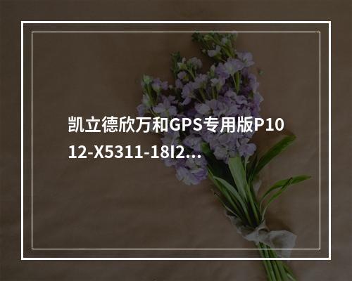 凯立德欣万和GPS专用版P1012-X5311-18I2J05如何免费升级新地图？安装方法？(凯立德春季破解版)