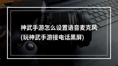 神武手游怎么设置语音麦克风(玩神武手游接电话黑屏)