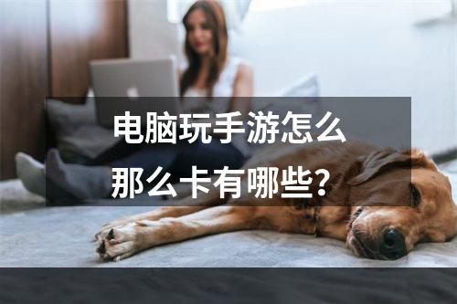 电脑玩手游怎么那么卡有哪些？