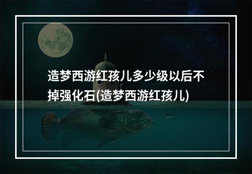 造梦西游红孩儿多少级以后不掉强化石(造梦西游红孩儿)