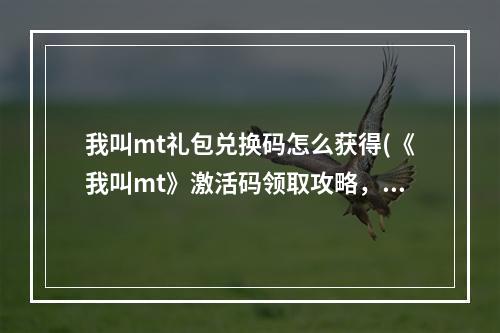 我叫mt礼包兑换码怎么获得(《我叫mt》激活码领取攻略，我叫mt暑假大礼包激活码，无)