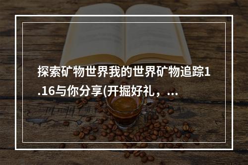 探索矿物世界我的世界矿物追踪1.16与你分享(开掘好礼，开启我的世界矿物追踪之旅)