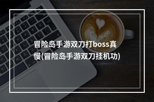 冒险岛手游双刀打boss真慢(冒险岛手游双刀挂机功)