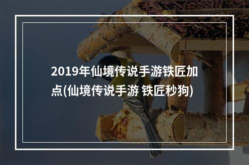 2019年仙境传说手游铁匠加点(仙境传说手游 铁匠秒狗)