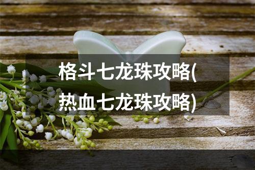 格斗七龙珠攻略(热血七龙珠攻略)