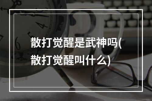 散打觉醒是武神吗(散打觉醒叫什么)