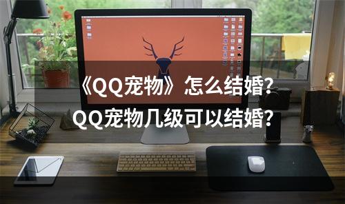 《QQ宠物》怎么结婚？QQ宠物几级可以结婚？