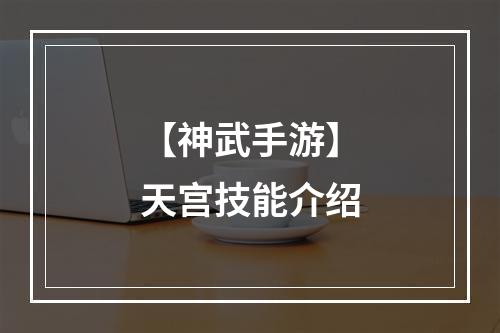 【神武手游】天宫技能介绍