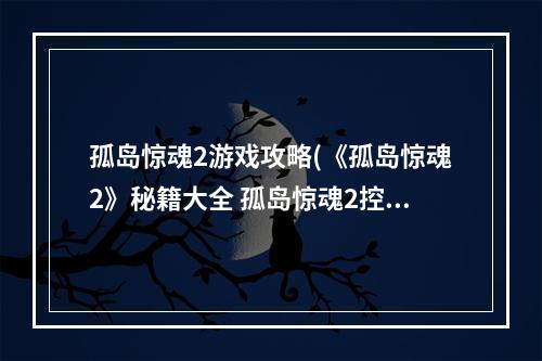 孤岛惊魂2游戏攻略(《孤岛惊魂2》秘籍大全 孤岛惊魂2控制台代码)