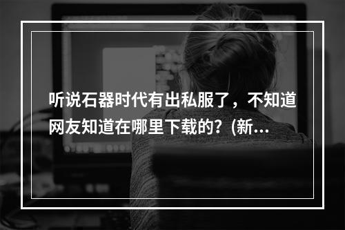 听说石器时代有出私服了，不知道网友知道在哪里下载的？(新石器时代私服)