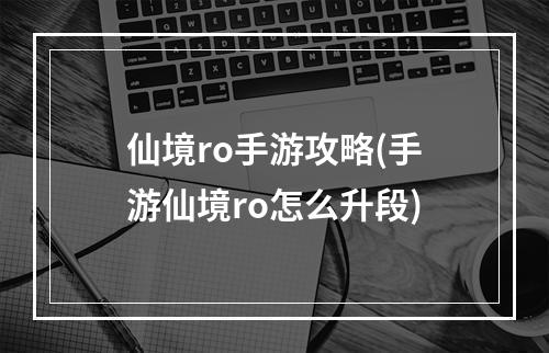 仙境ro手游攻略(手游仙境ro怎么升段)