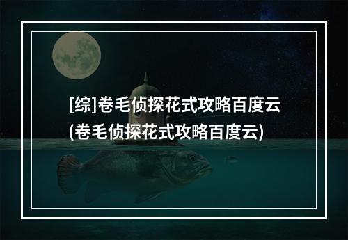 [综]卷毛侦探花式攻略百度云(卷毛侦探花式攻略百度云)