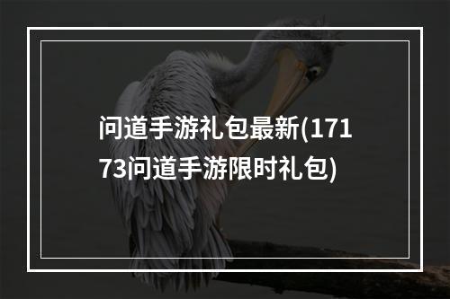 问道手游礼包最新(17173问道手游限时礼包)