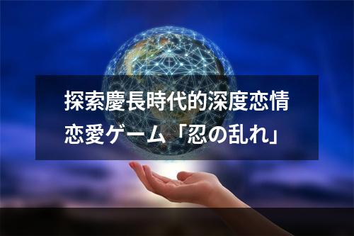 探索慶長時代的深度恋情恋愛ゲーム「忍の乱れ」