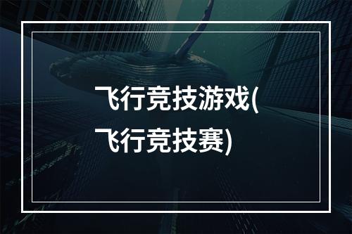 飞行竞技游戏(飞行竞技赛)