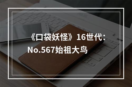 《口袋妖怪》16世代：No.567始祖大鸟