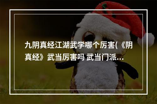 九阴真经江湖武学哪个厉害(《阴真经》武当厉害吗 武当门派全面解析与综合能力)