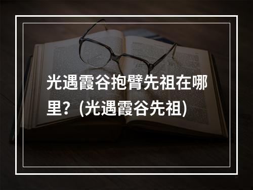 光遇霞谷抱臂先祖在哪里？(光遇霞谷先祖)