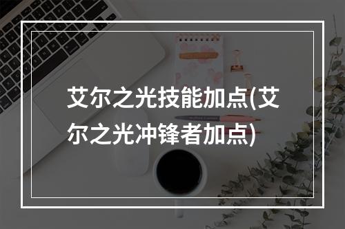 艾尔之光技能加点(艾尔之光冲锋者加点)