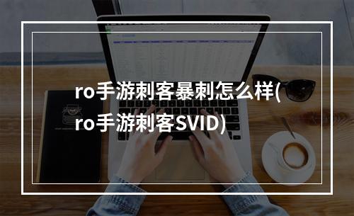 ro手游刺客暴刺怎么样(ro手游刺客SVID)