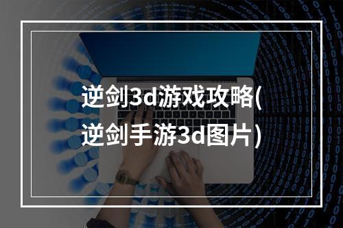 逆剑3d游戏攻略(逆剑手游3d图片)