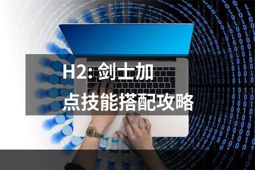 H2: 剑士加点技能搭配攻略