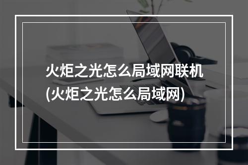 火炬之光怎么局域网联机(火炬之光怎么局域网)