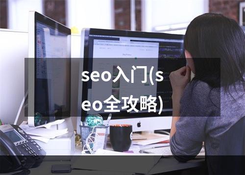 seo入门(seo全攻略)