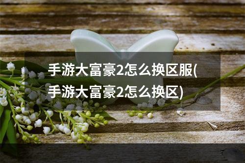 手游大富豪2怎么换区服(手游大富豪2怎么换区)