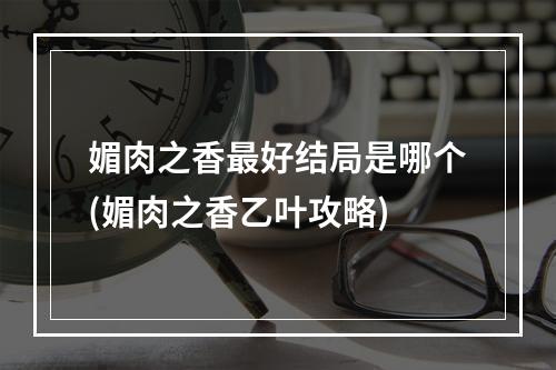 媚肉之香最好结局是哪个(媚肉之香乙叶攻略)